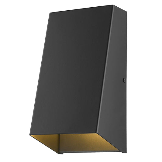 Matte Black Geometric Wall Sconce - AFS