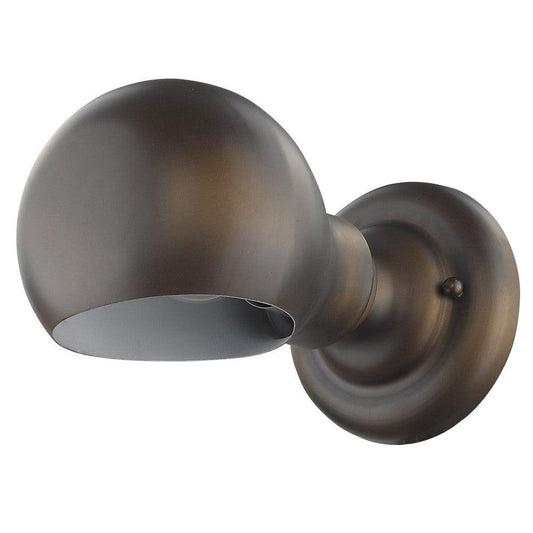 Antique Bronze Rounded Wall Sconce - AFS