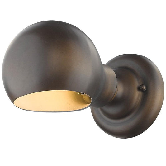 Antique Bronze Rounded Wall Sconce - AFS