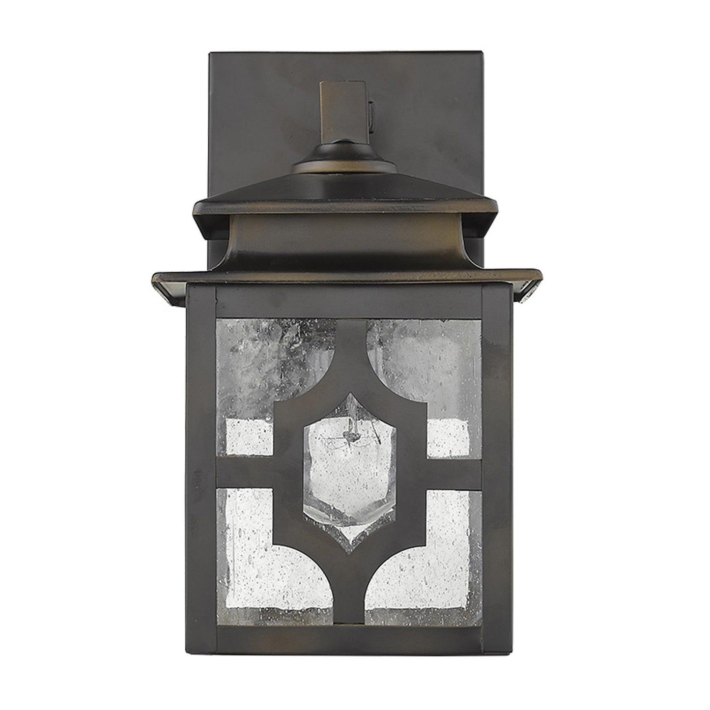 Antique Bronze Outdoor Lantern Wall Light - AFS