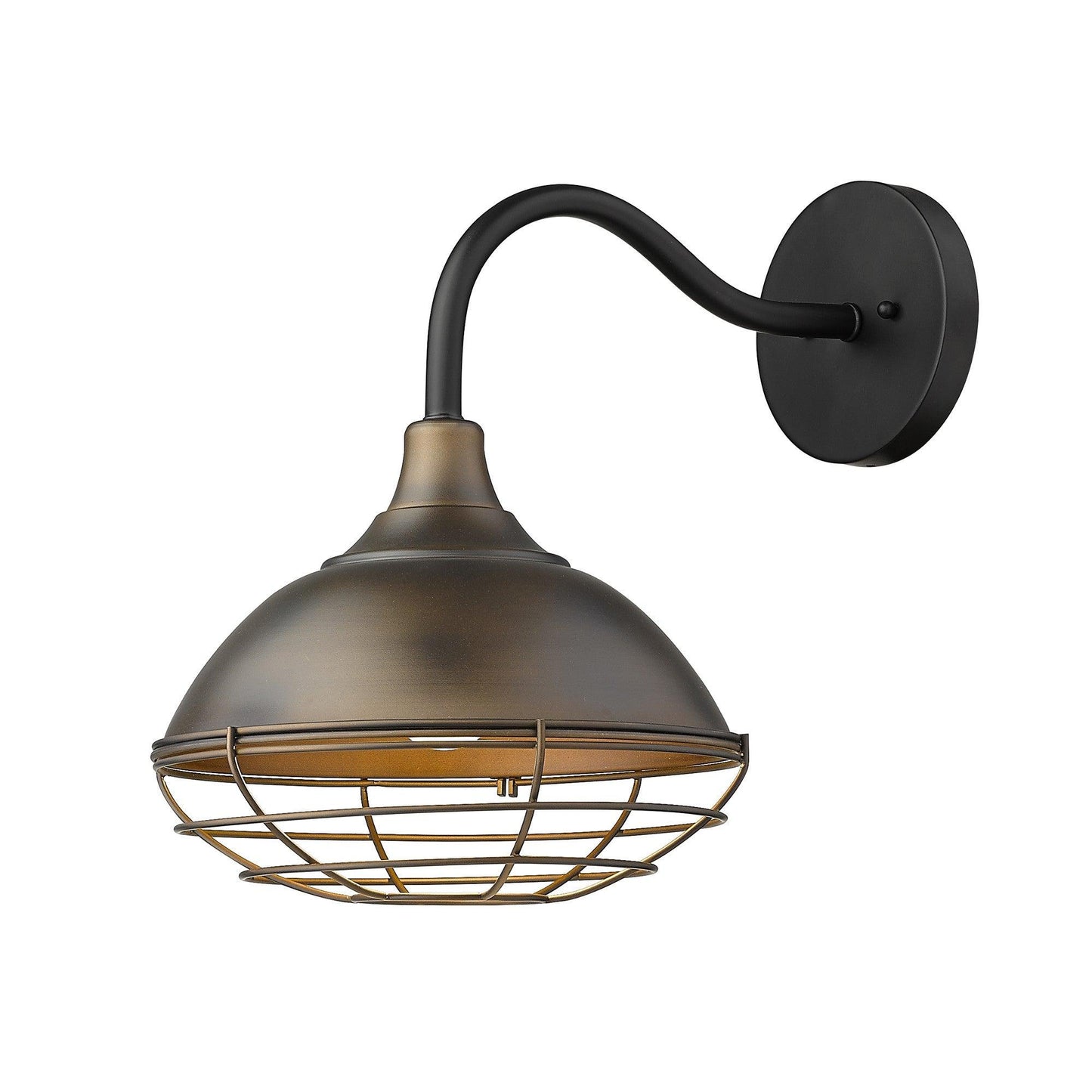 Afton 1-Light Oil-Rubbed Bronze Wall Light - AFS