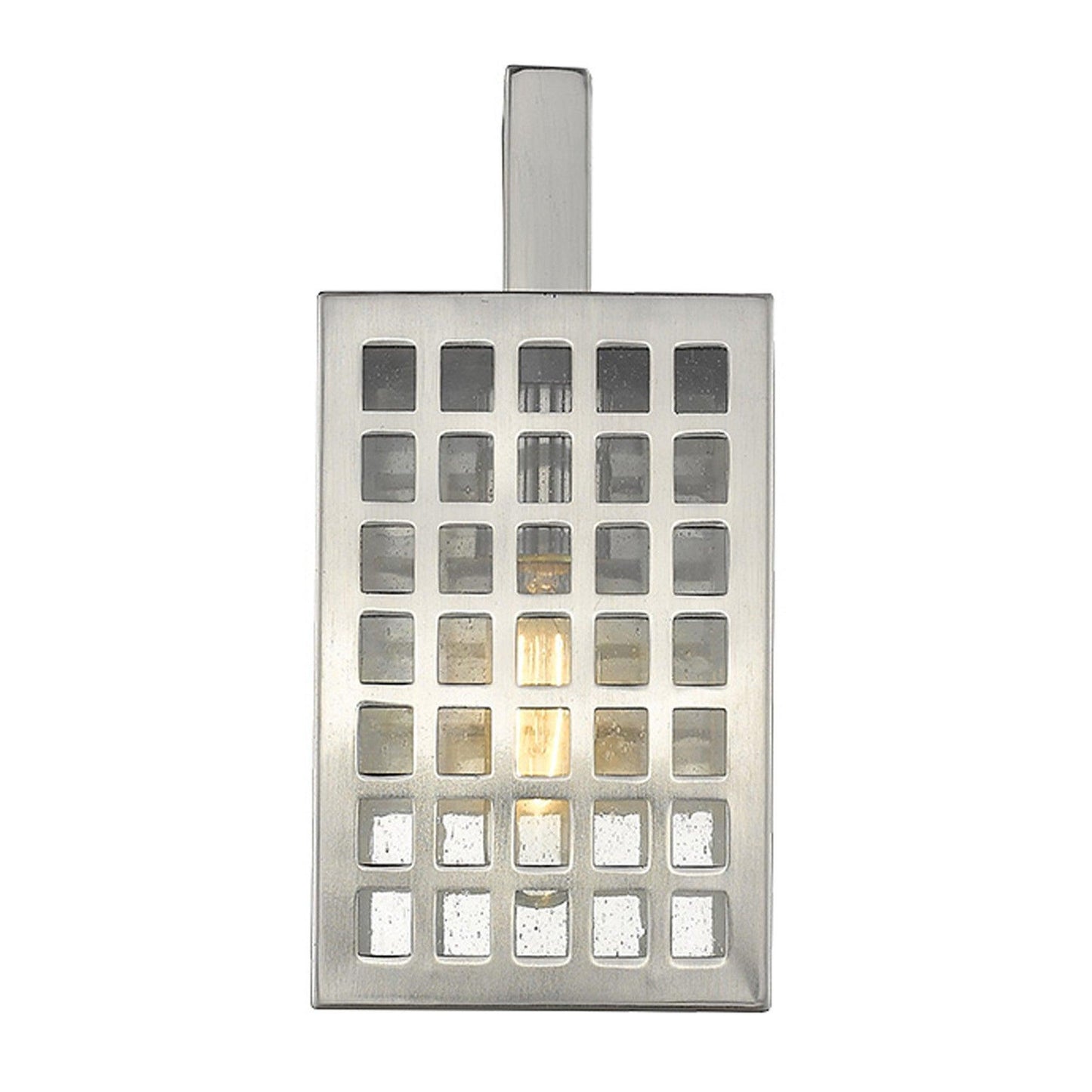 Letzel 1-Light Satin Nickel Wall Light - AFS