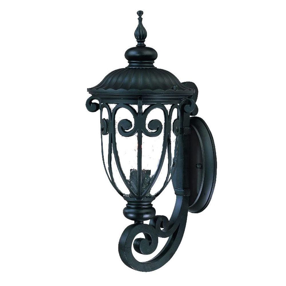 Traditional Matte Black Wall Sconce - AFS