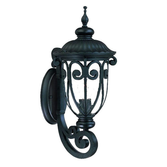 Traditional Matte Black Wall Sconce - AFS