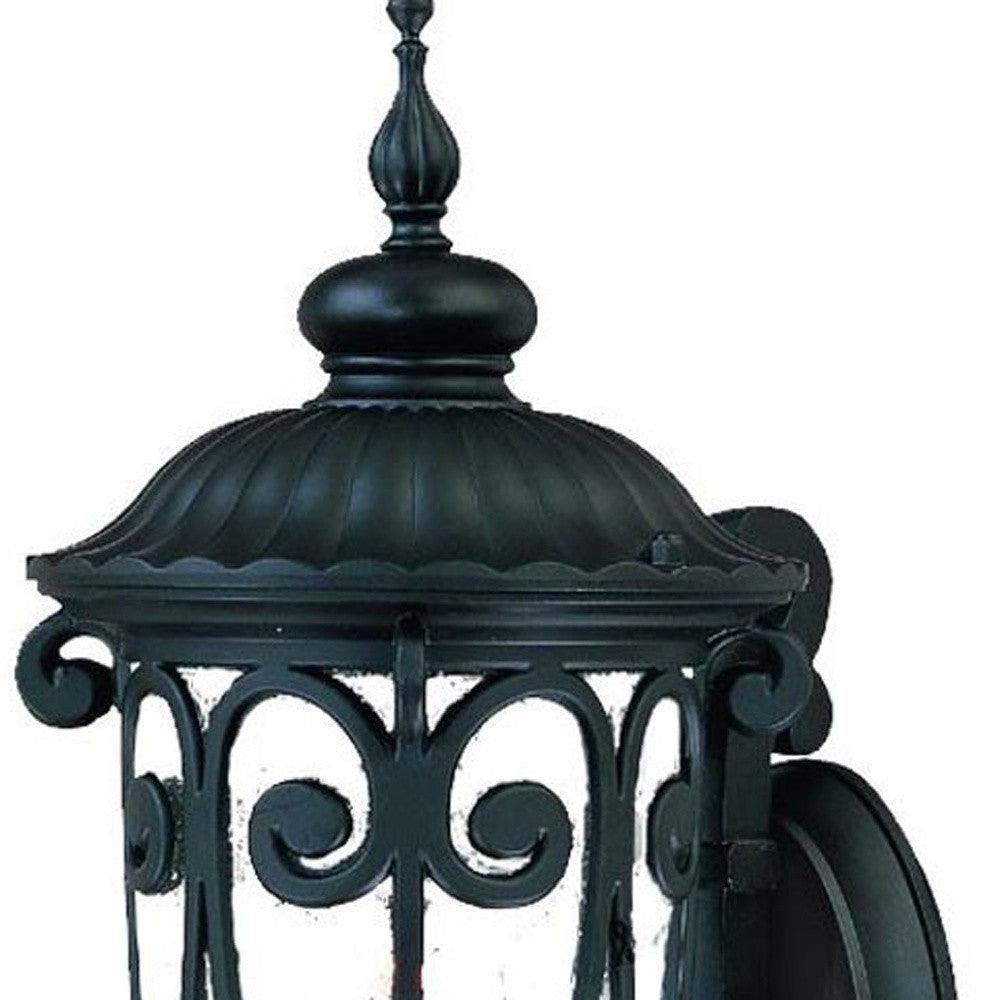 Traditional Matte Black Wall Sconce - AFS