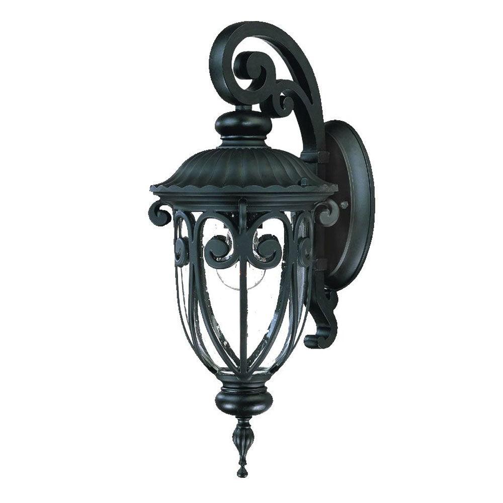 Matte Black Hanging Goblet Wall Light - AFS