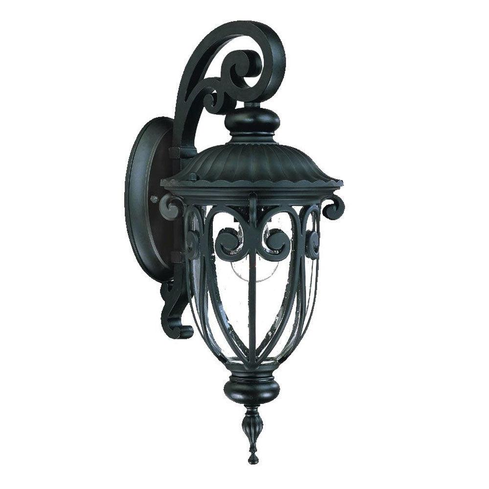 Matte Black Hanging Goblet Wall Light - AFS