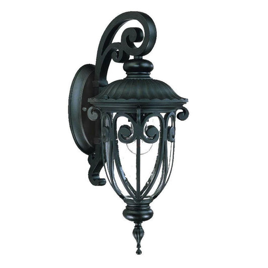 Matte Black Hanging Goblet Wall Light - AFS