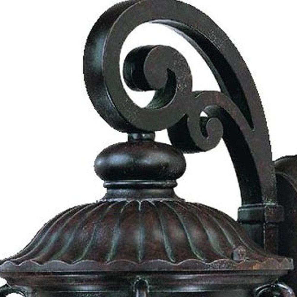 Dark Brown Hanging Goblet Wall Light - AFS