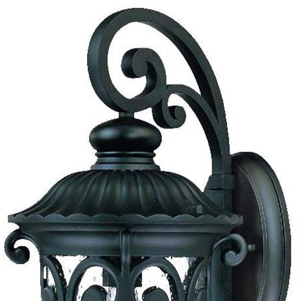 Naples 1-Light Matte Black Wall Light - AFS