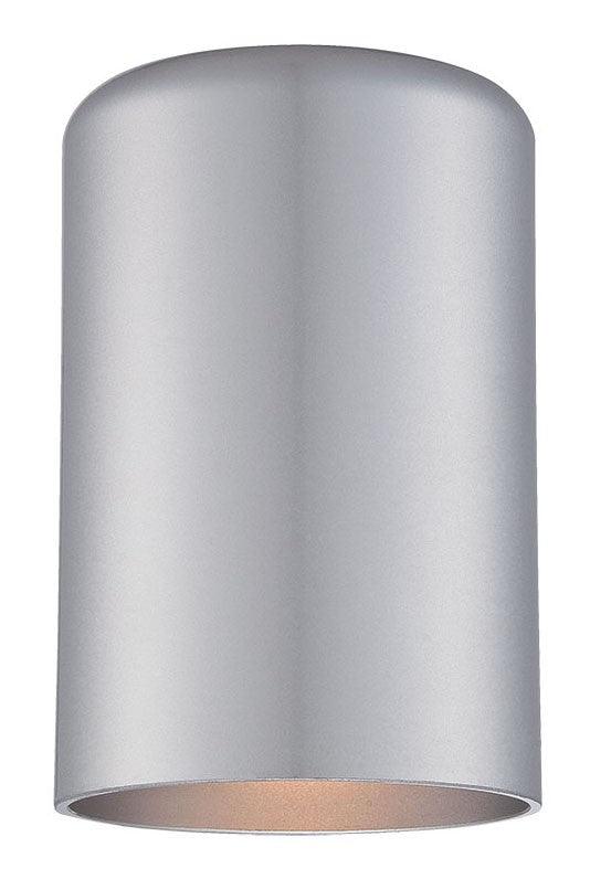 Minimalist Brushed Silver Cylinder Wall Light - AFS