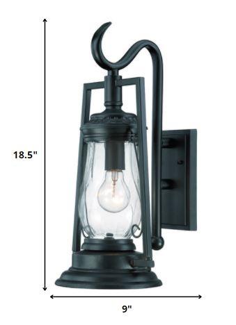 Matte Black Oil Lamp Wall Light - AFS