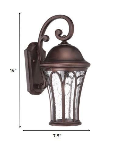 Bronze Tapered Goblet Wall Light - AFS