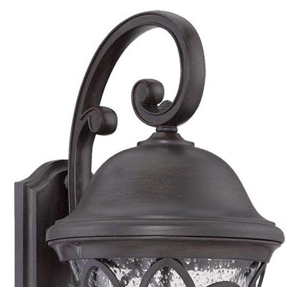 Matte Black Tapered Goblet Wall Light - AFS