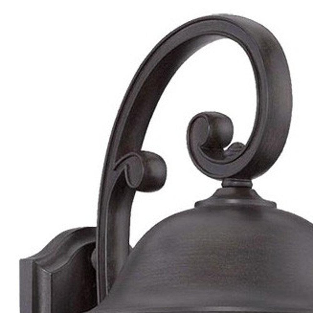 Matte Black Tapered Goblet Wall Light - AFS