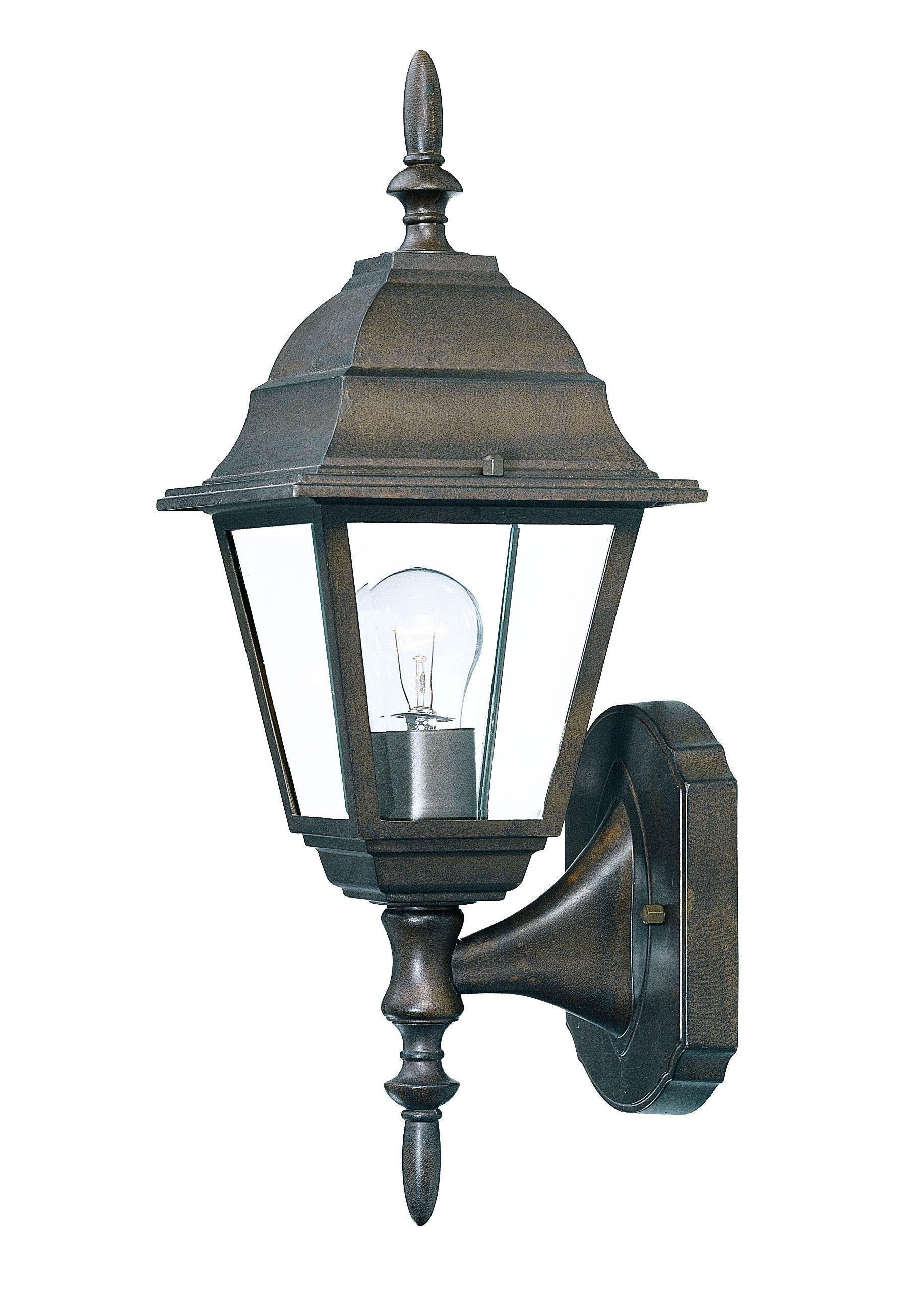 Antique Brown Swing Arm Outdoor Wall Light - AFS