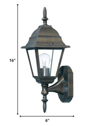 Antique Brown Swing Arm Outdoor Wall Light - AFS