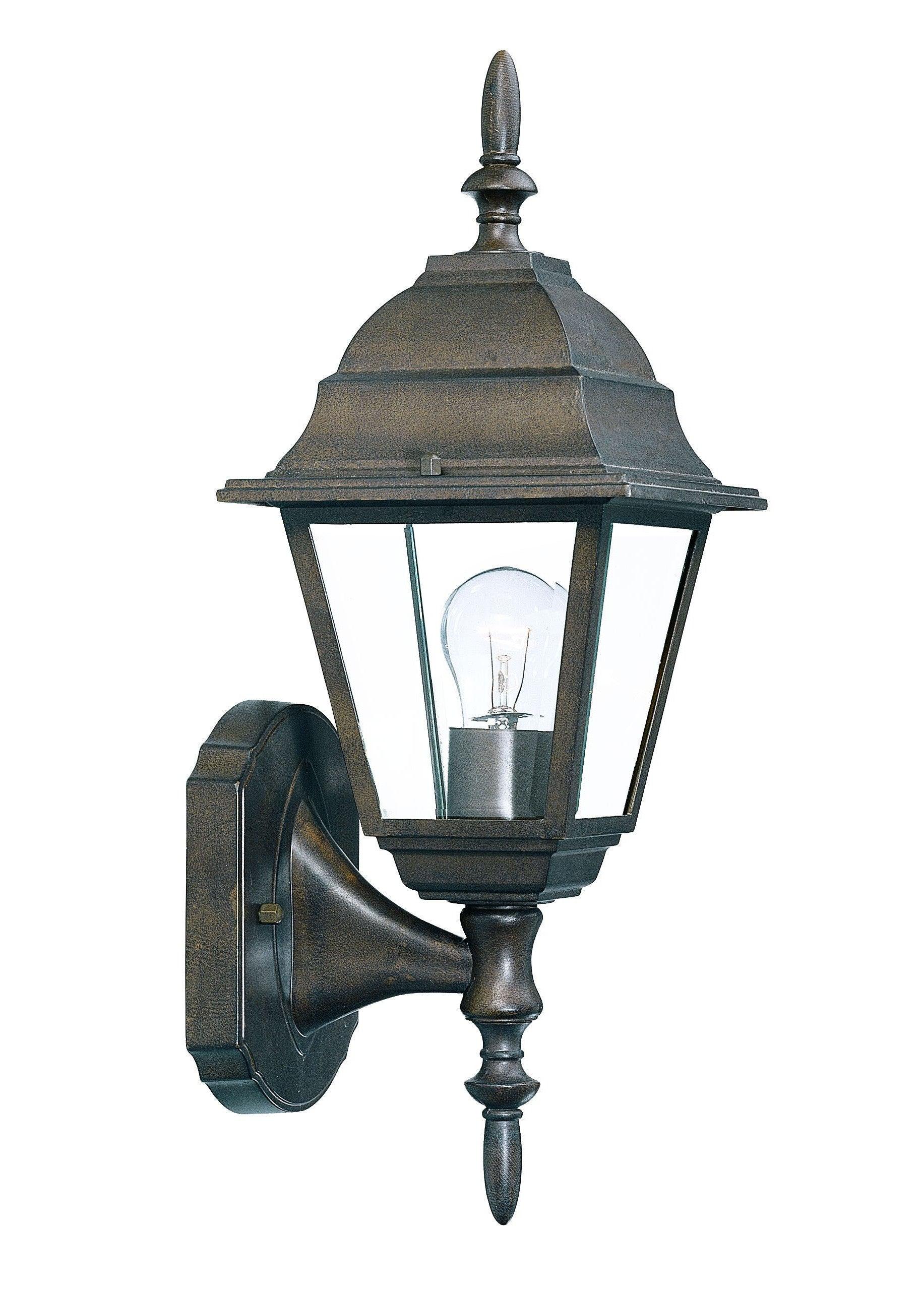 Antique Brown Swing Arm Outdoor Wall Light - AFS