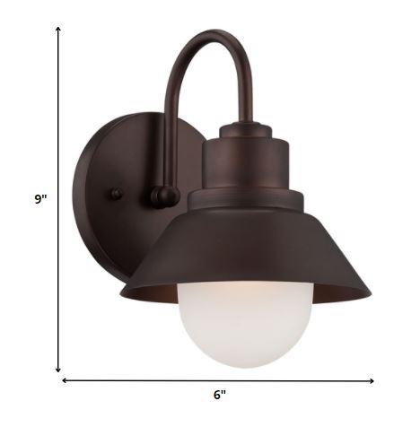 Bronze Lamp Shade Wall Light - AFS