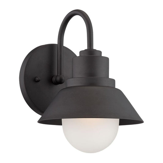 Matte Black Lamp Shade Wall Light - AFS