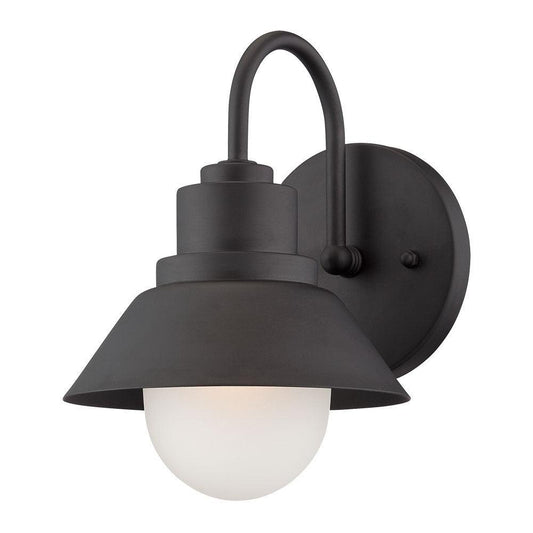 Matte Black Lamp Shade Wall Light - AFS