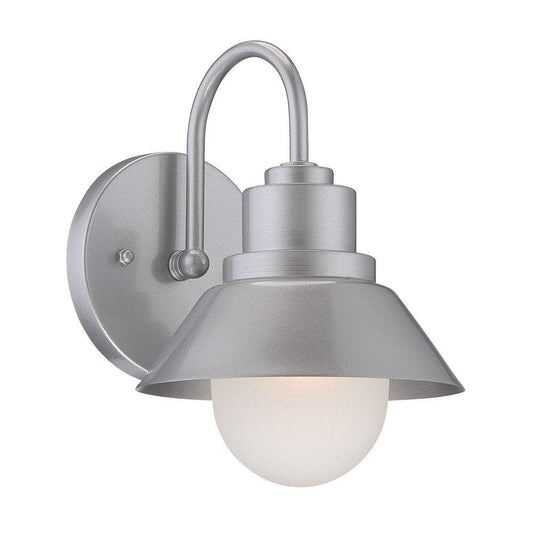 Brushed Silver Lamp Shade Wall Light - AFS