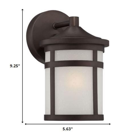 Bronze Hanging Lantern Shape Wall Light - AFS