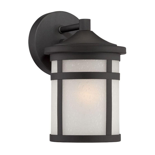 Matte Black Hanging Lantern Shape Wall Light - AFS