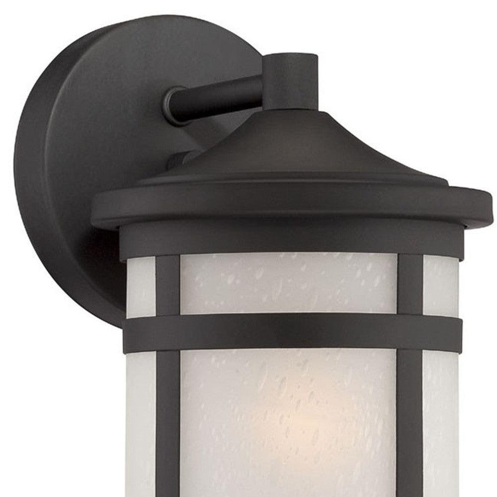 Matte Black Hanging Lantern Shape Wall Light - AFS