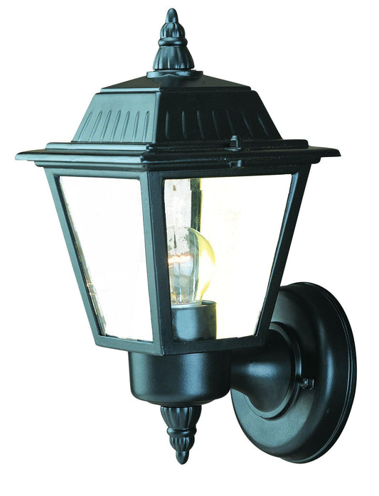 Matte Black Cast Aluminum Outdoor Wall Light - AFS