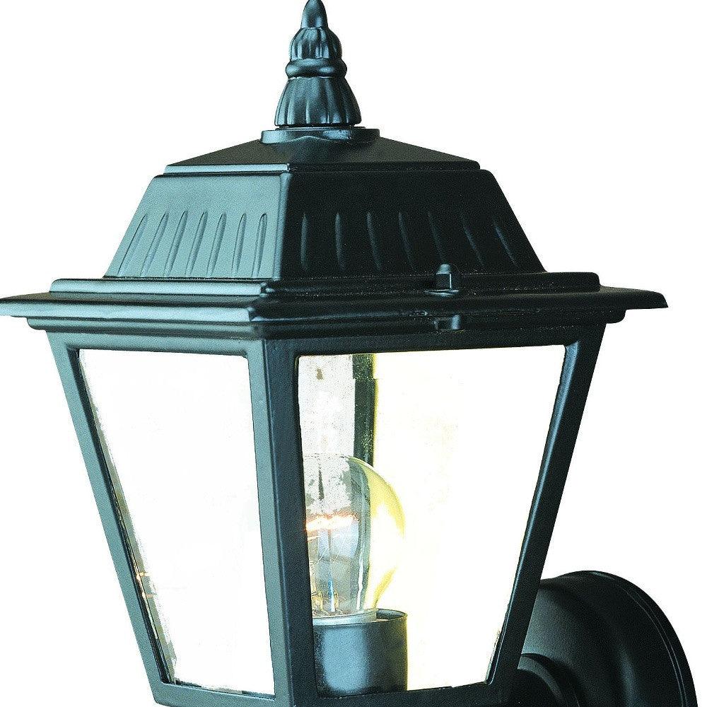 Matte Black Cast Aluminum Outdoor Wall Light - AFS