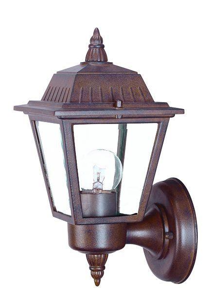 Dark Brown Cast Aluminum Outdoor Wall Light - AFS