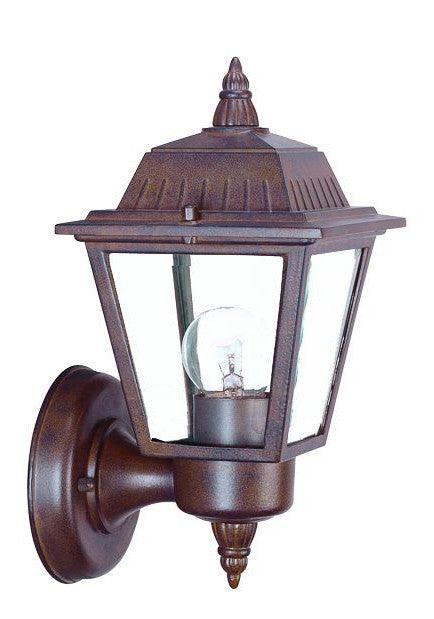 Dark Brown Cast Aluminum Outdoor Wall Light - AFS