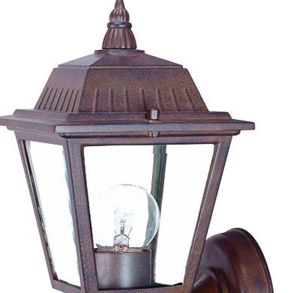 Dark Brown Cast Aluminum Outdoor Wall Light - AFS