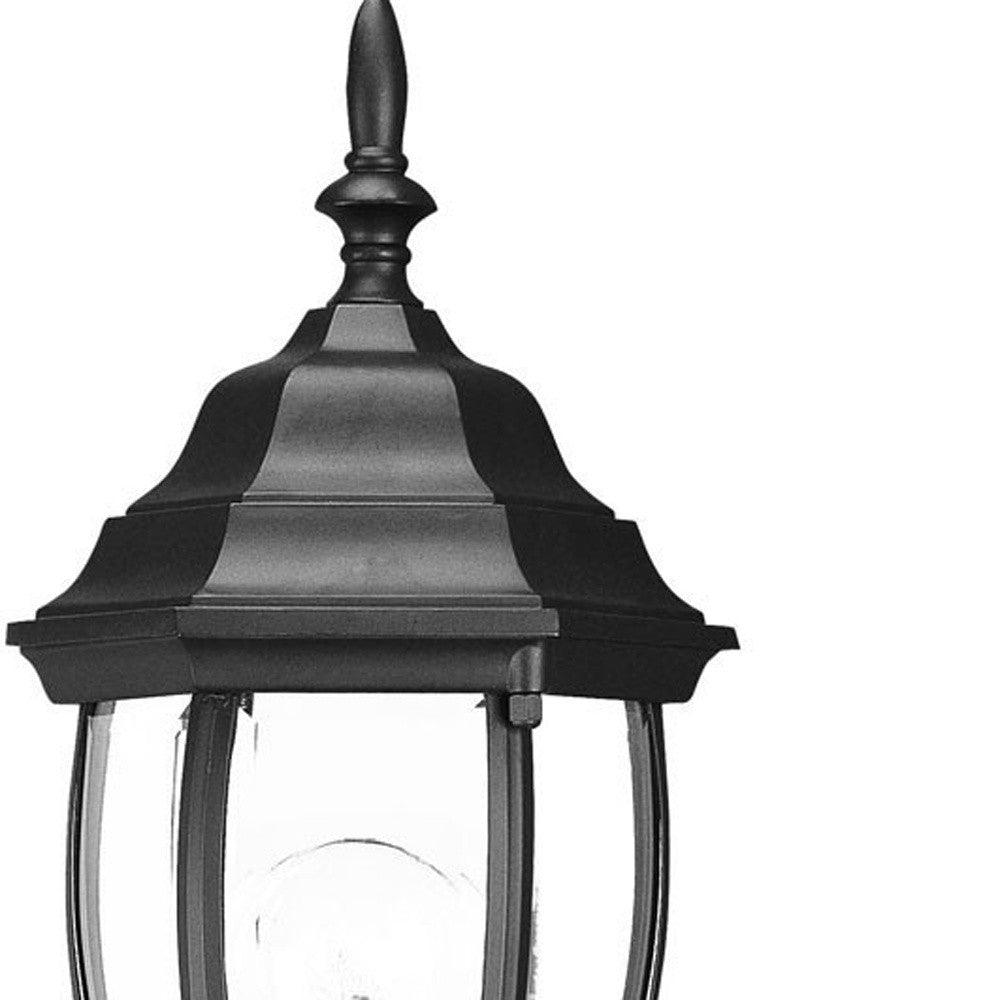 Matte Black Globe Lantern Wall Light - AFS