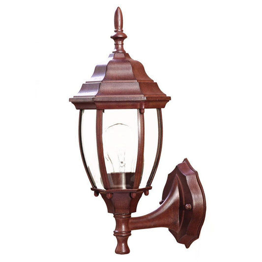 Dark Brown Globe Lantern Wall Light - AFS