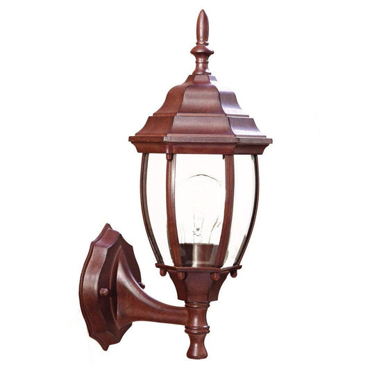 Dark Brown Globe Lantern Wall Light - AFS