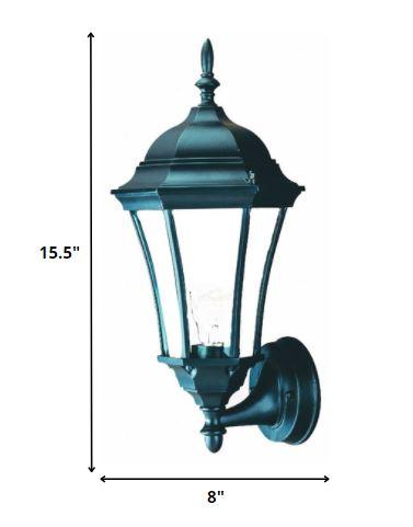 Matte Black Carousel Lantern Wall Light - AFS