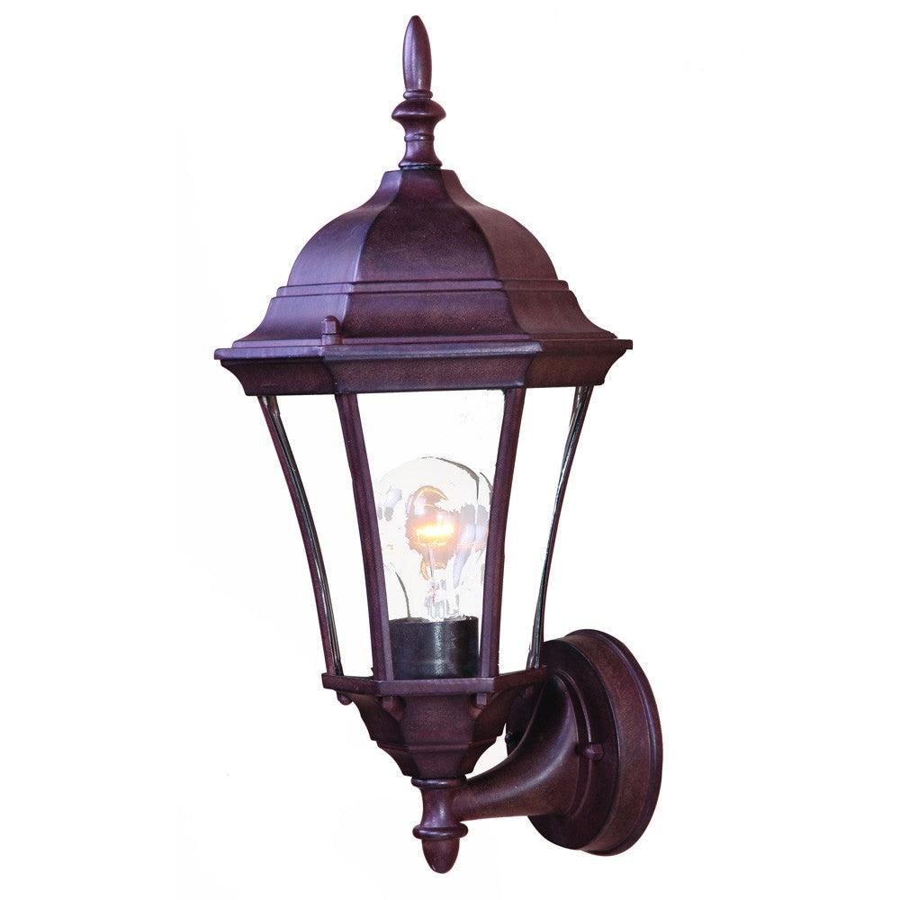 Dark Brown Carousel Lantern Wall Light - AFS