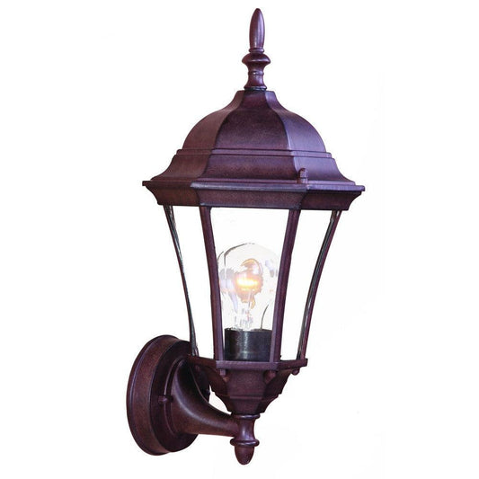 Dark Brown Carousel Lantern Wall Light - AFS