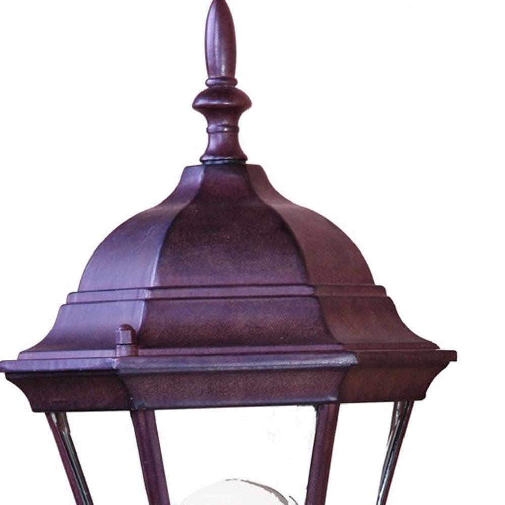 Dark Brown Carousel Lantern Wall Light - AFS