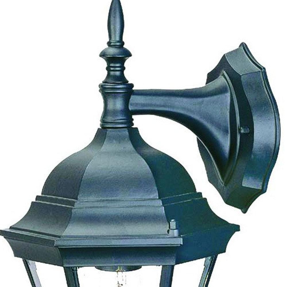 Matte Black Hanging Carousel Lantern Wall Light - AFS