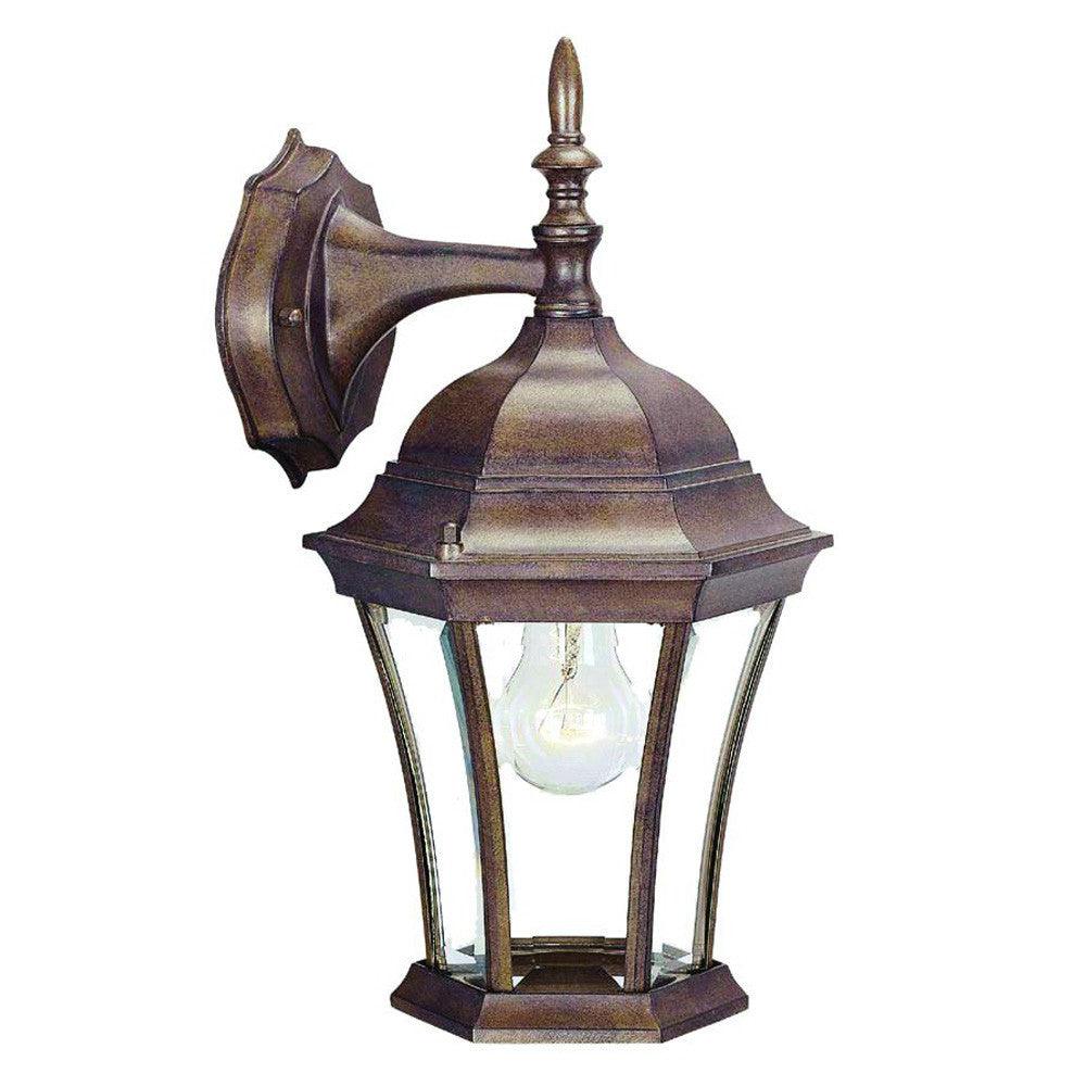 Dark Brown Hanging Carousel Lantern Wall Light - AFS