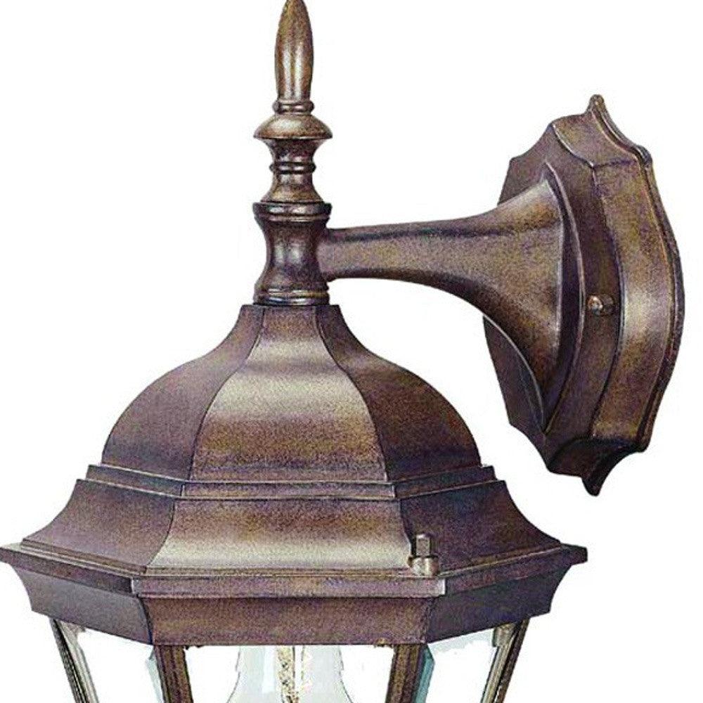 Dark Brown Hanging Carousel Lantern Wall Light - AFS