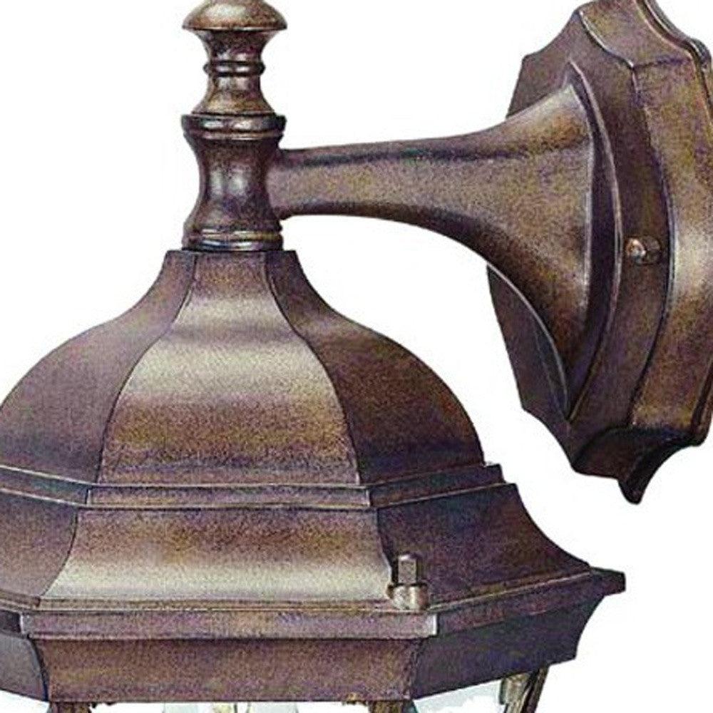 Dark Brown Hanging Carousel Lantern Wall Light - AFS