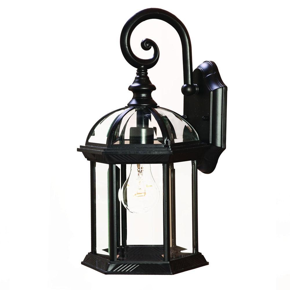 Matte Black Eastern Lantern Wall Light - AFS