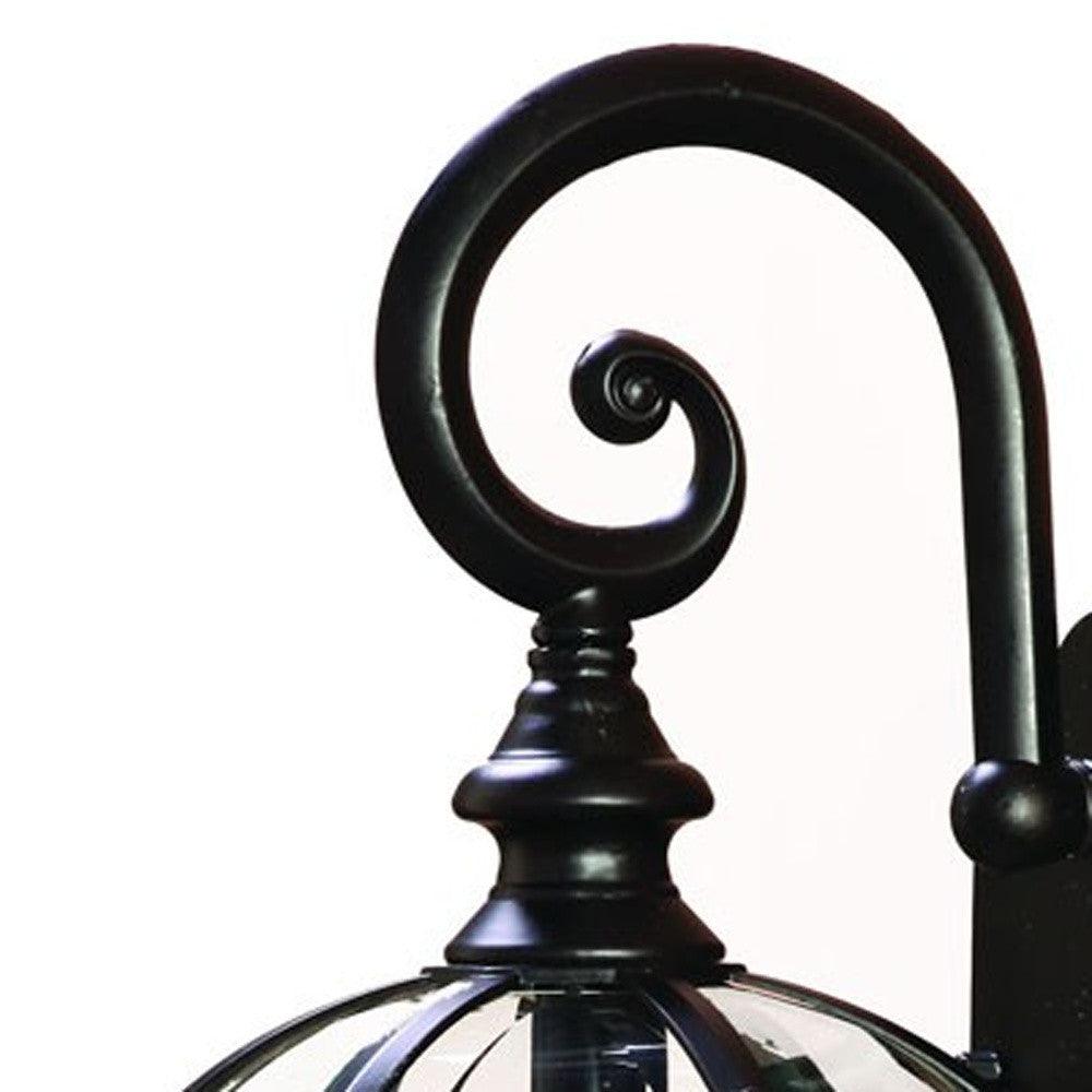 Matte Black Eastern Lantern Wall Light - AFS