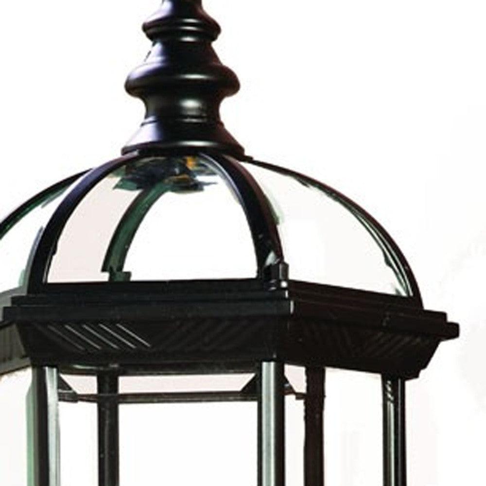 Matte Black Cylindrical Lantern Wall Light - AFS