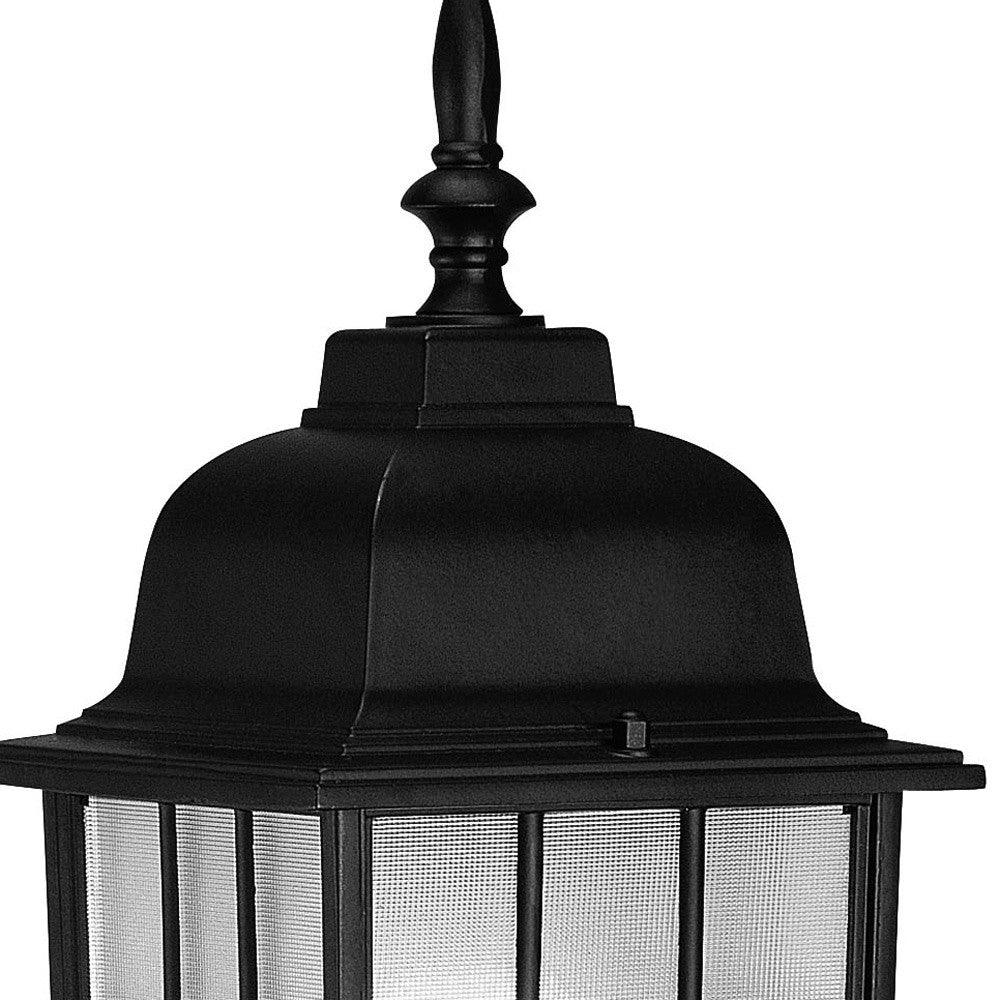 Matte Black Window Pane Lantern Wall Sconce - AFS