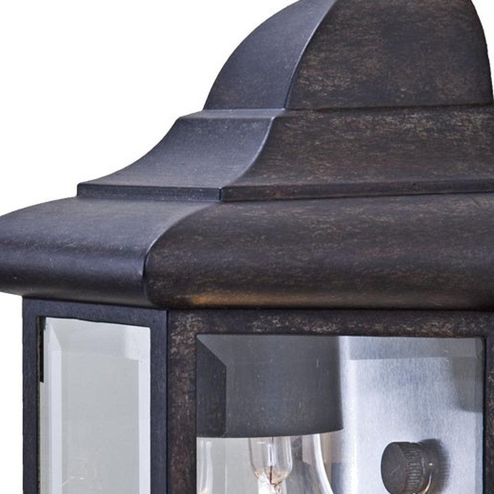 Antique Black Pocket Lantern Wall Light - AFS